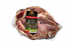 Jambon pata negra ibérique (Épaule) nourri de glands certifiée désossée polie Revisan