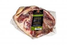 Jambon pata negra ibérique Revisan (Épaule) nourri en pâturages certifié désossé et poli