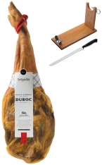 Jambon serrano espagnol (Épaule) réserve duroc Artysán entier + support à jambon + couteau